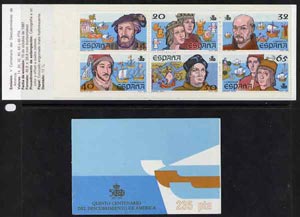 Booklet - Spain 1987 500th Anniversary of Discovery of America (2nd Issue) 235p More.......