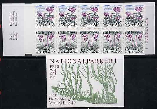 Booklet - Sweden 1989 National Parks #1 24k booklet complete and pristine, SG SB420