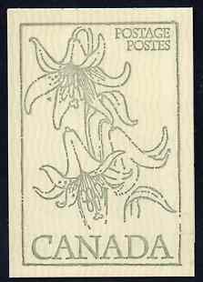 Canada 1978 Flowers & Trees - Canada Lily 50c booklet (green on crean cover) complete and pristine, SG SB 84c
