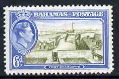 Bahamas 1938 Fort Charlotte 6d KG6 unmounted mint, SG 159