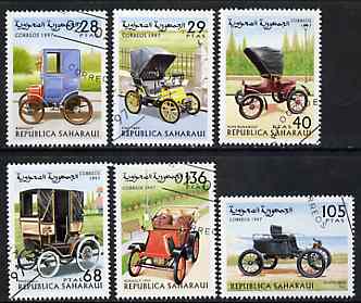 Sahara Republic 1997 Vintage Cars complete perf set of 6 cto used