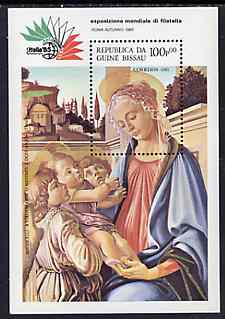 Guinea - Bissau 1985 Italia '85 International Stamp Exhibition (Paintings by Botticelli) perf m/sheet unmounted mint, SG MS 966, Mi BL 266