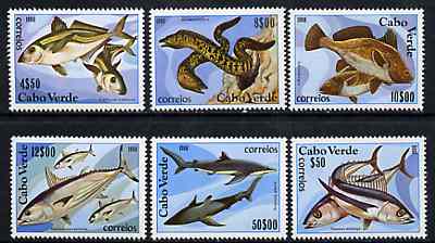 Cape Verde Islands 1980 Marine Life unmounted mint set of 6, SG 486-91, Mi 419-24*