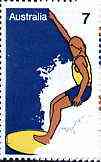 Australia 1974 Surfing 7c from Non-Olympic Sports set of 7 unmounted mint, SG 574*