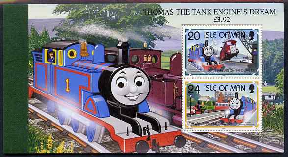 Booklet - Isle of Man 1995 50th Anniversary of Thomas the Tank Engine Â£3.92 booklet complete and very fine, SG SB40