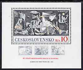 Czechoslovakia 1981 Birth Centenary of Pablo Picasso m/sheet unmounted mint, SG MS 2584, Mi BL 45