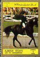 Ajman 1972 Dressage 1R from Munich Olympics perf set of 16, unmounted mint 