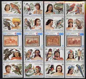 Cuba 1987 Latin American History (2nd Series - Natives & Birds) set of 20 unmounted mint, SG 3276-95