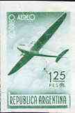 Argentine Republic 1940 Douglas DC-2 1p25 imperf proof single in green printed both sides unmounted mint, as SG 692