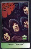 Telephone Card - Beatles £10 phone card #08 showing Portraits of the 4 'Rubber Soul'