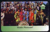Telephone Card - Beatles £10 phone card #10 showing Crowd Scene 'Sergeant Pepper'