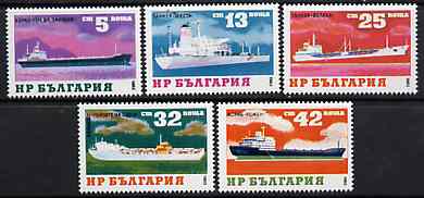 Bulgaria 1984 Ships unmounted mint set of 5, SG 3135-39, Mi 3253-57*