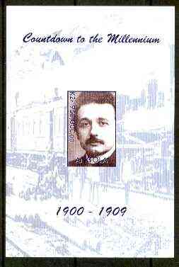 Angola 1999 Countdown to the Millennium #01 (1900-1909) imperf souvenir sheet.....