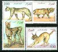 Algeria 1986 Wild Cats set of 4 unmounted mint, SG 917-20*