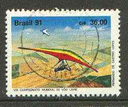Brazil 1991 Free Flight Championships (Hang Gliding) very fine used SG 2470*