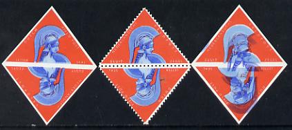 Netherlands 1942c Pallas Athene Field Post triangular letter seal. Details below...