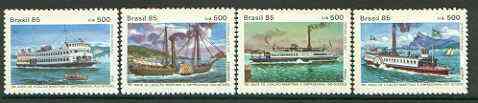 Brazil 1985 150th Anniversary of Ferry Service set of 4 unmounted mint, SG 2194-97
