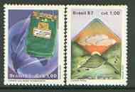 Brazil 1987 Special Mail Services set of 2 unmounted mint, SG 2270-71
