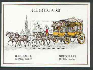 Belgium 1982 'Belgica 82' Stamp Exhibition perf m/sheet unmounted mint, SG MS 2743