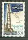 France 1959 Technical Achievements - Oil Derrick & Pipe Line 30f unmounted mint, SG 1425