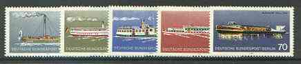 Germany - West Berlin 1975 Berlin Pleasure Boats set of 5 unmounted mint, SG B467-71*