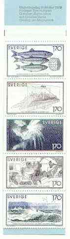 Booklet - Sweden 1979 Sea Research 8k50 booklet complete and very fine, SG SB336