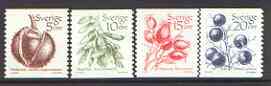 Sweden 1983 Fruits set of 4 unmounted mint, SG 1139-42