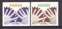 Sweden 1976 Industrial Safety set of 2 unmounted mint SG 903-904