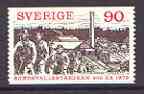 Sweden 1979 Centenary of Sundsvall Strike 90ore unmounted mint SG 1011