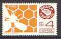 Mexico 1979-81 Exports $4 Bee & Honeycombe (with wmk) unmounted mint, SG 1486*