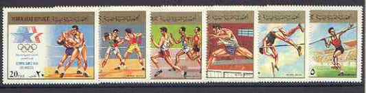 Yemen - Republic 1985 Los Angeles Olympics set of 6 unmounted mint, SG 763-68