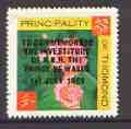 Thomond 1969 Roses 1/2d (Diamond shaped) opt'd 'Investiture of Prince of Wales', unmounted mint*