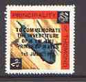 Thomond 1969 Helicopter 2s6d (Diamond shaped) opt'd 'Investiture of Prince of Wales', unmounted mint*