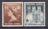 Samoa 1953 Coronation set of 2 unmounted mint, SG 229-30