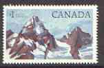 Canada 1984 Glacier $1 unmounted mint, SG 884b