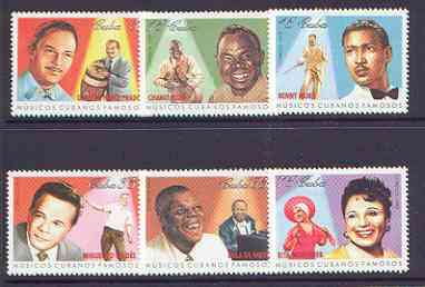 Cuba 1999 Cuban Musicians set of 6 unmounted mint, SG 4332-37*
