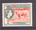 British Virgin Islands 1956 Nelthrop Red Poll Bull 2c from QEII def set unmounted mint, SG 151*