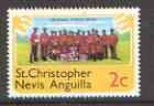 St Kitts-Nevis 1978 Defence Force Band 2c from def set unmounted mint, SG 393*