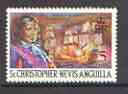 St Kitts-Nevis 1970-74 Sir Henry Morgan & Fireships 5c from def set unmounted mint, SG 211*