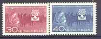 Finland 1960 World Refugee Year set of 2 unmounted mint, SG 610-11*