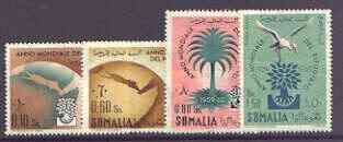 Somalia 1960 World Refugee Year set of 4 unmounted mint, SG 349-52*