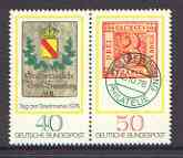 Germany - West 1978 Stamp Day set of 2 unmounted mint, SG 1871-72 