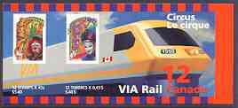 Booklet - Canada 1998 Circus  $5.40 booklet complete and pristine, SG SB223