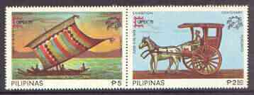 Philippines 1978 'Capex 78' Stamp Exhibition set of 2 unmounted mint SG 1460-61