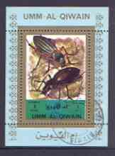 Umm Al Qiwain 1972 Insects individual perf sheetlet #14 cto used as Mi 1351