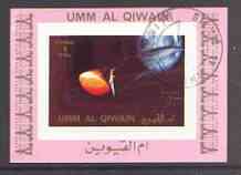Umm Al Qiwain 1972 History of Space #2 individual imperf sheetlet #05 cto used as Mi 1198B