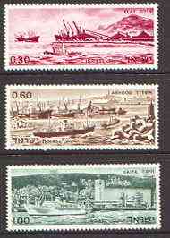 Israel 1969 Israeli Ports set of 3 unmounted mint, SG 405-7