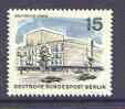 Germany - West Berlin 1965-66 Opera House 15pf from 'New Berlin' def set unmounted mint, SG  B266