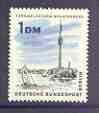 Germany - West Berlin 1965-66 Telecommunications Tower 1Dm from 'New Berlin' def set unmounted mint, SG  B275