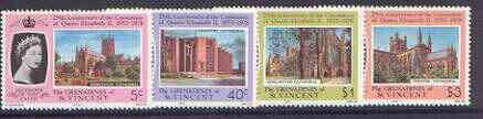 St Vincent - Grenadines 1978 Coronation 25th Anniversary set of 4 unmounted mint, SG 130-33